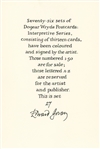 Edward Gorey Original Limited Edition Set of His Famous Hand-Painted Alphabet Postcards